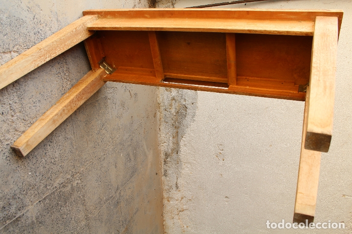 Antig&uuml;edades: mesa alta en madera maciza - Foto 8