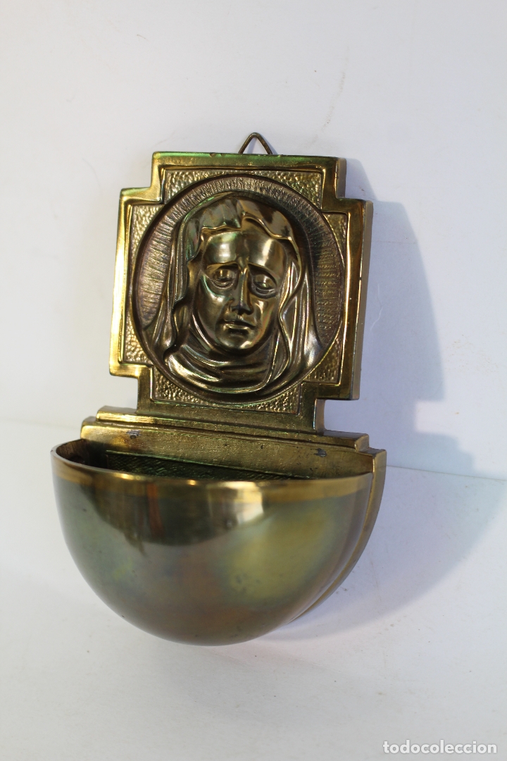 Antig&uuml;edades: benditera en bronce - Foto 5