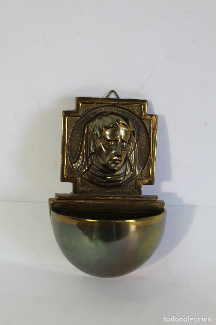 Antig&uuml;edades: benditera en bronce - Foto 1