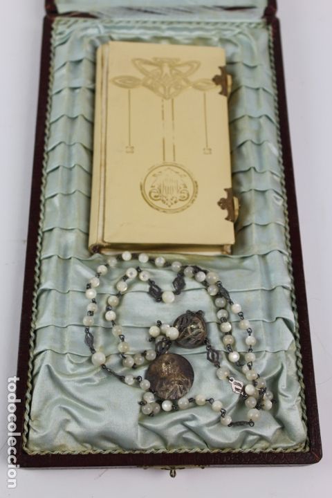 Antig&uuml;edades: CONJUNTO DE COMUNION. PRINCIPIOS S.XX. - Foto 14