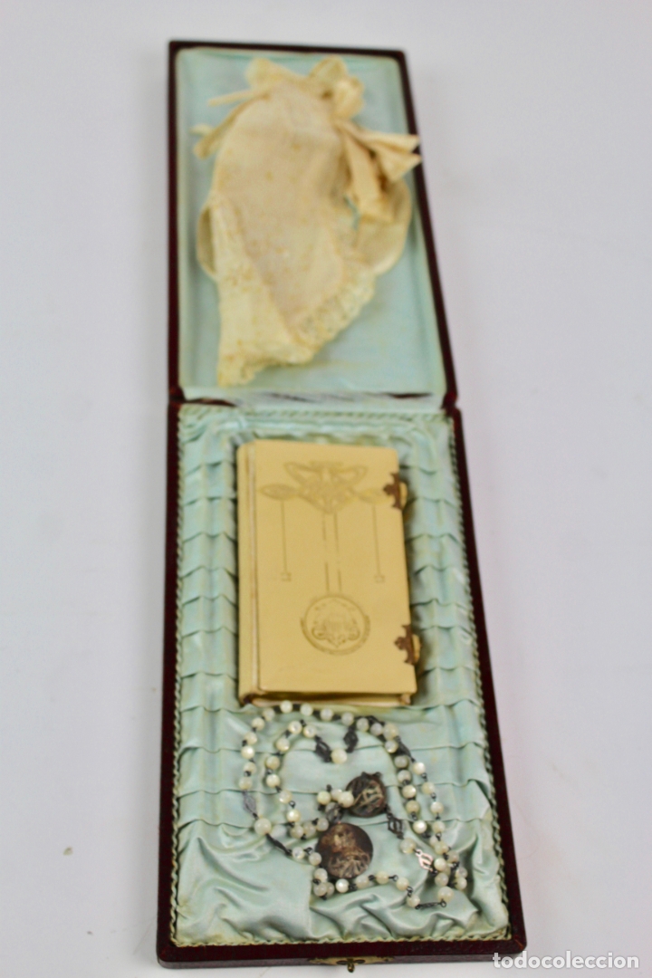 Antig&uuml;edades: CONJUNTO DE COMUNION. PRINCIPIOS S.XX. - Foto 15