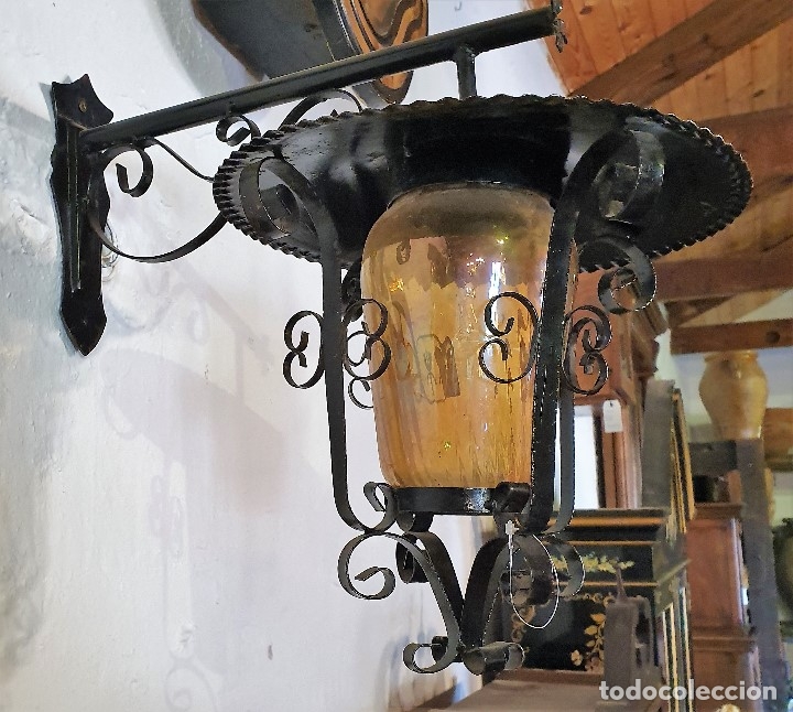 Antig&uuml;edades: -FAROL DE FORJA - Foto 2