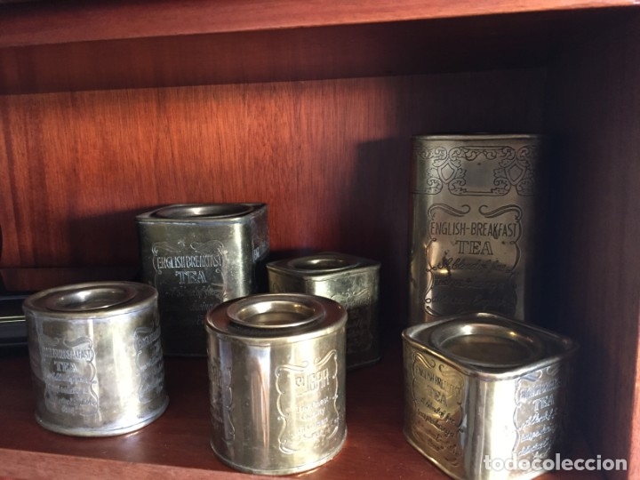 Antiques: latas decorativas de t&eacute;