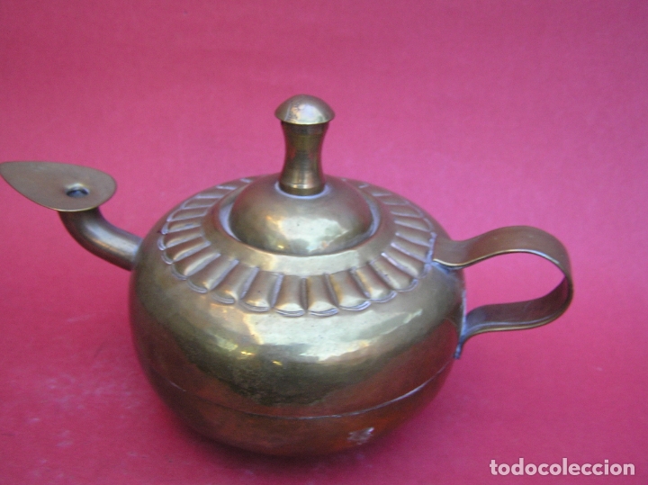 Antig&uuml;edades: CANDIL &Aacute;RABE. COBRE. - Foto 6