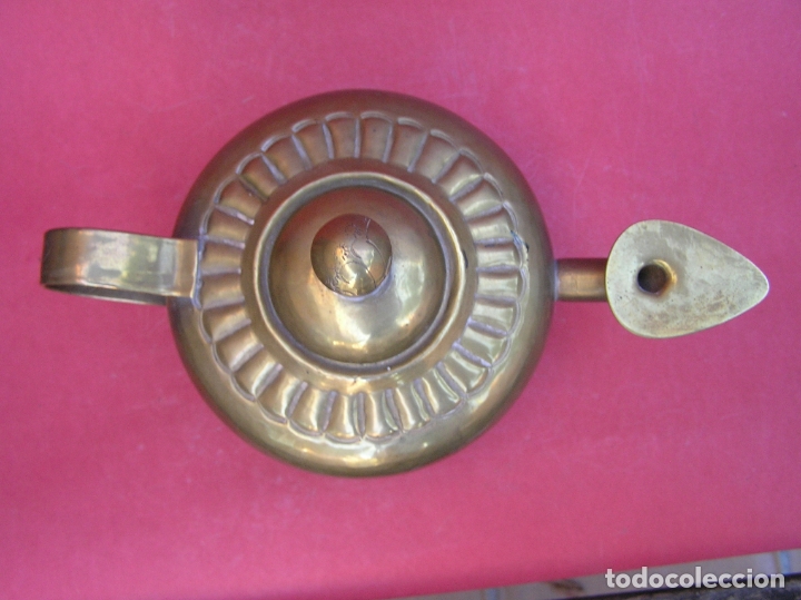 Antig&uuml;edades: CANDIL &Aacute;RABE. COBRE. - Foto 12