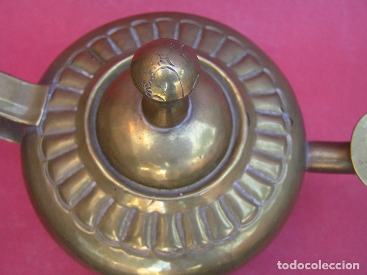 Antig&uuml;edades: CANDIL &Aacute;RABE. COBRE. - Foto 14
