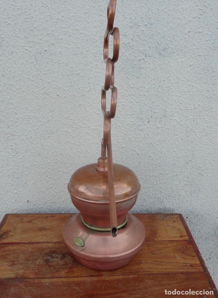 Antig&uuml;edades: Alambique de cobre con serpentin apaisadol Ref 4 - Foto 5