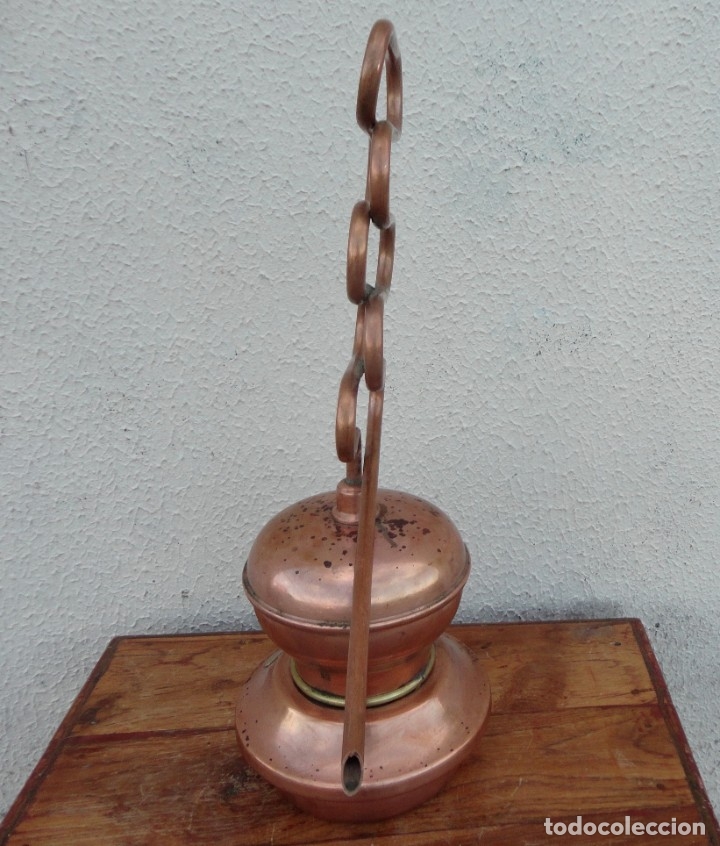 Antig&uuml;edades: Alambique de cobre con serpentin apaisadol Ref 2 - Foto 4