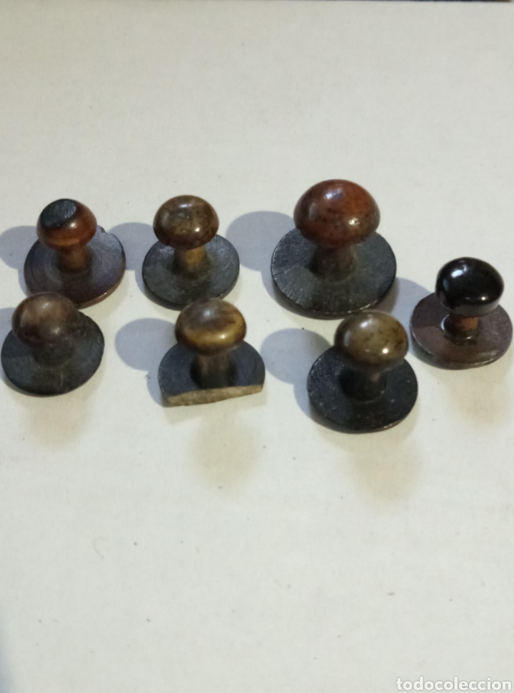 Antig&uuml;edades: 7 gemelos botones para frac - Foto 1