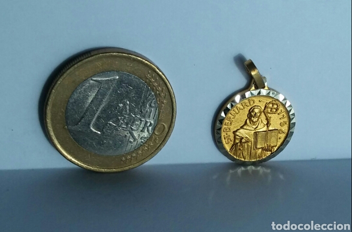 Antig&uuml;edades: Medalla antigua S. Bernard - Foto 2