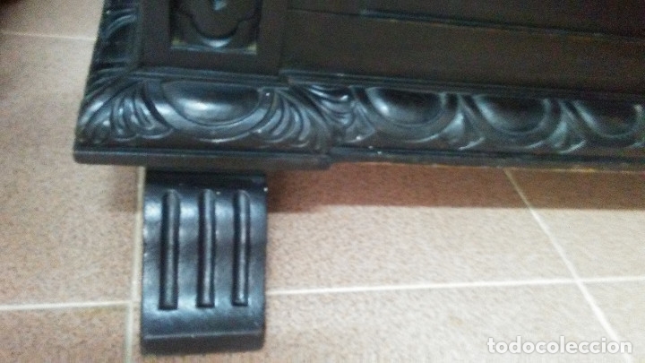 Antig&uuml;edades: BANCO SE&Ntilde;ORIAL ANTIGUO EN MADERA CON ARC&Oacute;N - Foto 11