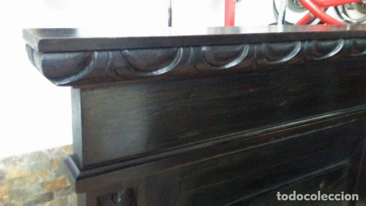 Antig&uuml;edades: BANCO SE&Ntilde;ORIAL ANTIGUO EN MADERA CON ARC&Oacute;N - Foto 15