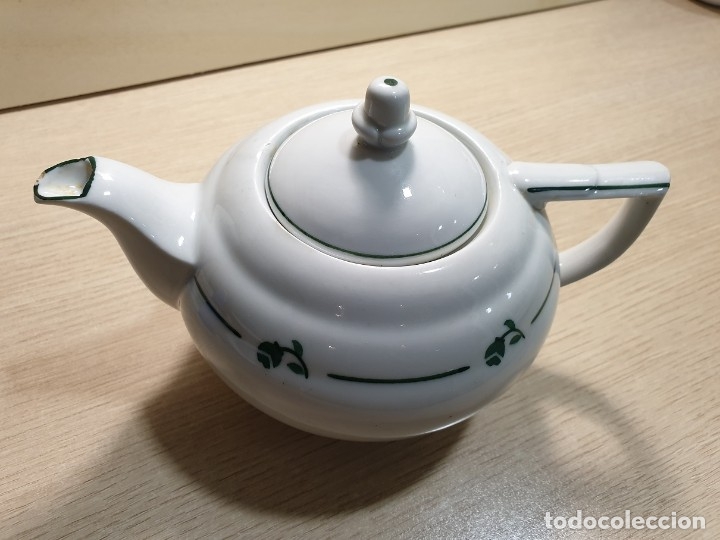 Antig&uuml;edades: ANTIGUA TETERA DE PORCELANA - Foto 2
