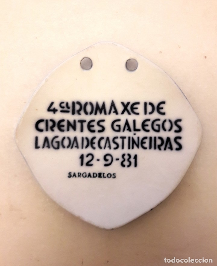 Antig&uuml;edades: Medalla de Sargadelos de 1981 - Foto 2