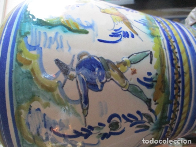 Antig&uuml;edades: Jarron ceramica de Triana - Foto 2