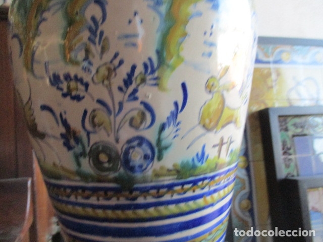 Antig&uuml;edades: Jarron ceramica de Triana - Foto 4