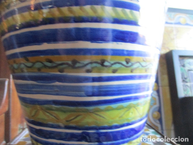 Antig&uuml;edades: Jarron ceramica de Triana - Foto 5