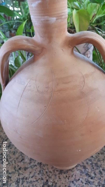 Antig&uuml;edades: antiguo cantarillo de cullar,firmado - Foto 2