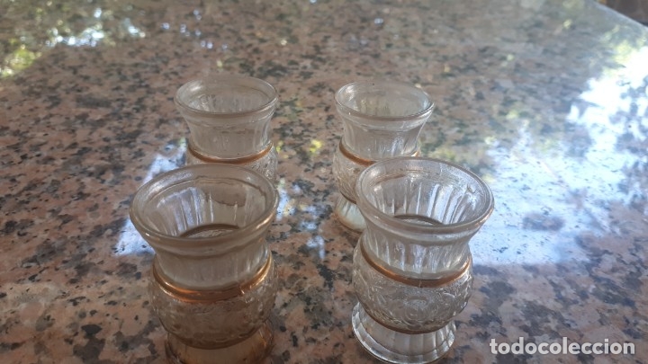 Antig&uuml;edades: antiguo juego de vasitos - Foto 2