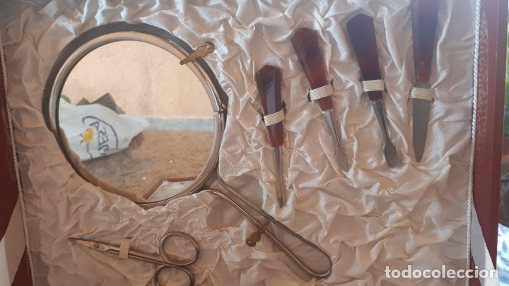 Antig&uuml;edades: antiguo juego de tocador - Foto 3