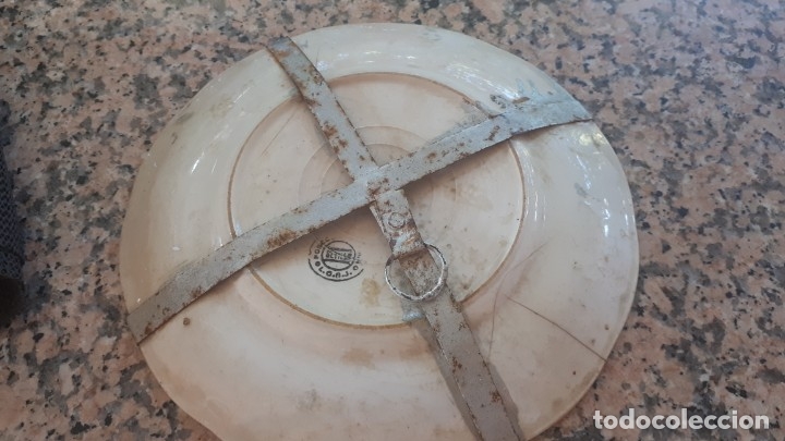 Antig&uuml;edades: antiguo plato de la cartuja - Foto 3
