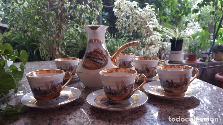 Antig&uuml;edades: antiguo juego de chocolata , limoges - Foto 1