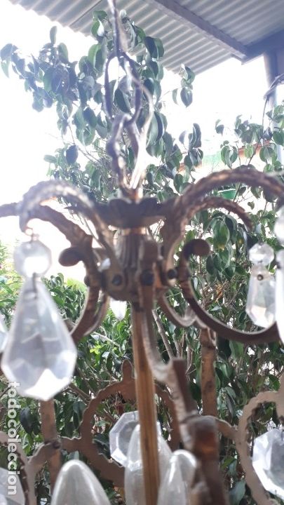Antig&uuml;edades: antiguo farol de bronce - Foto 2