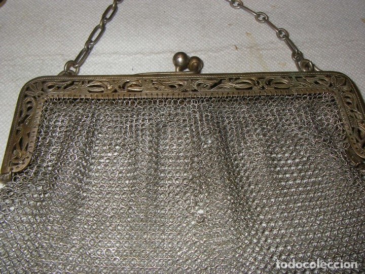 Antig&uuml;edades: Bolso y monedero de maya. - Foto 6