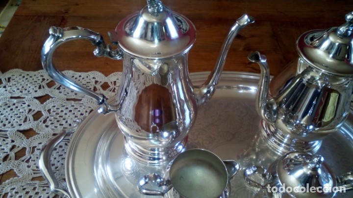 Antig&uuml;edades: Juego t&eacute; y caf&eacute; ONEIDA - Foto 5
