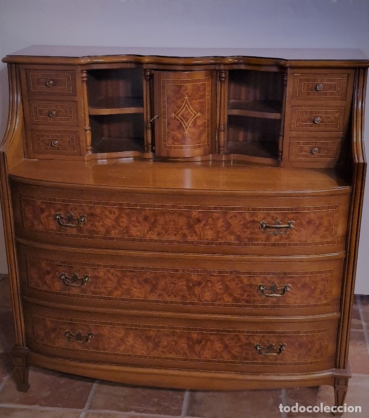Antig&uuml;edades: COMODA ESCRITORIO - Foto 1