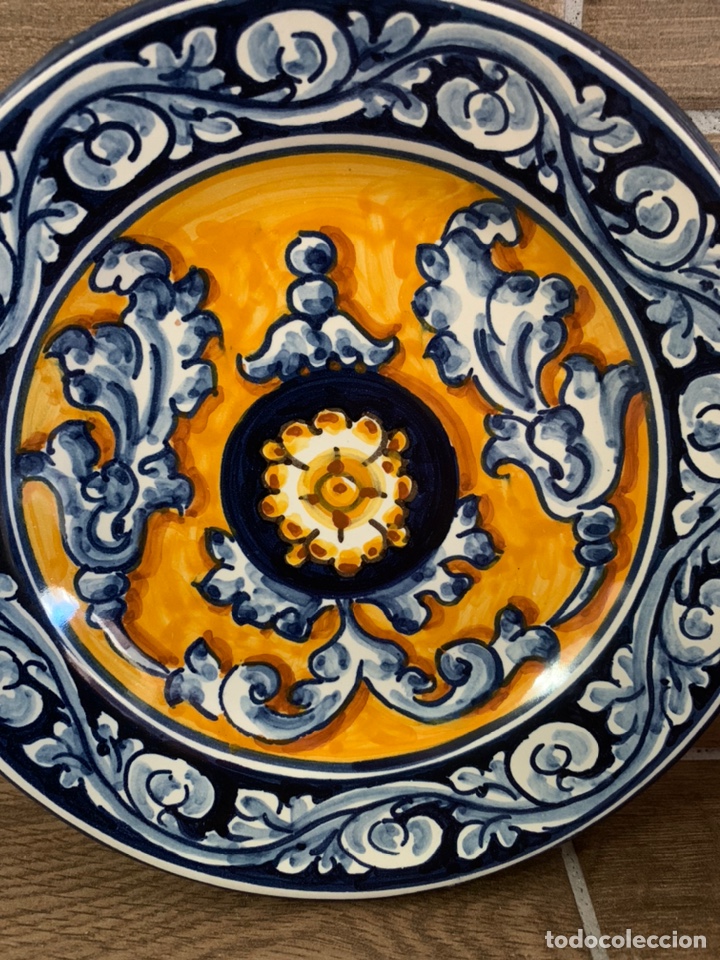 Antig&uuml;edades: Plato de cer&aacute;mica de Oropesa - Foto 3
