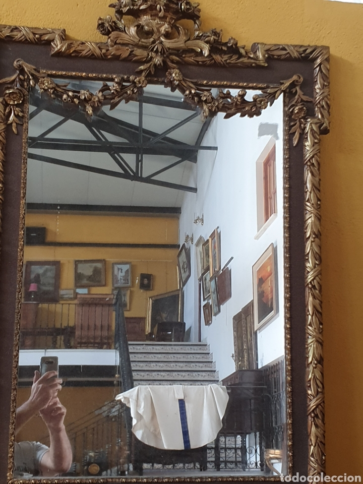 Antig&uuml;edades: Espejo Napole&oacute;n 1900 - Foto 5