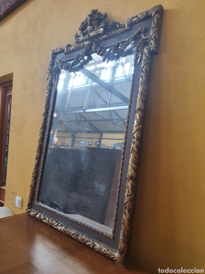 Antig&uuml;edades: Espejo Napole&oacute;n 1900 - Foto 1