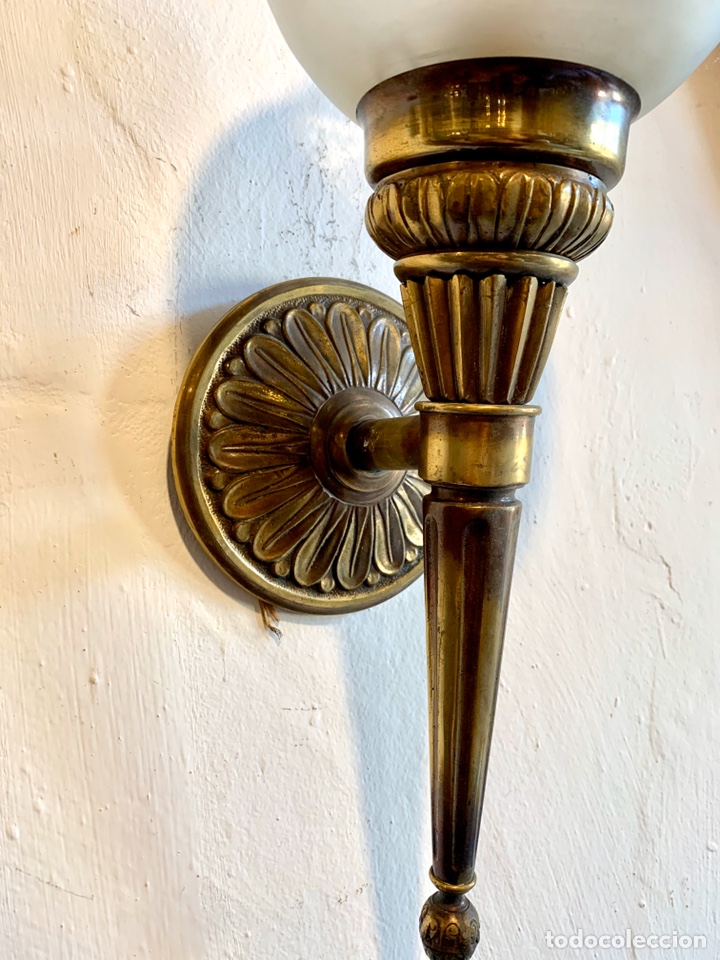 Antig&uuml;edades: APLIQUE DE BRONCE - Foto 2