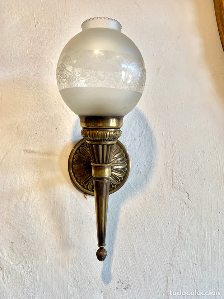 Antig&uuml;edades: APLIQUE DE BRONCE - Foto 4