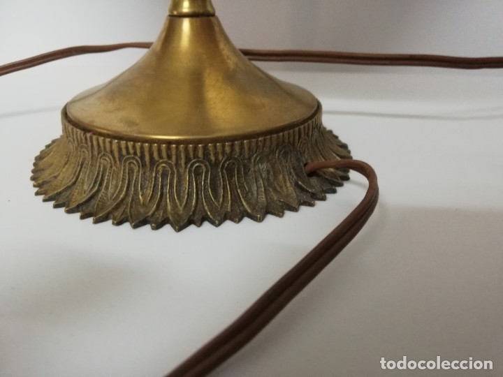 Antig&uuml;edades: L&aacute;mpara pie de Bronce a&ntilde;os 70 - Foto 3
