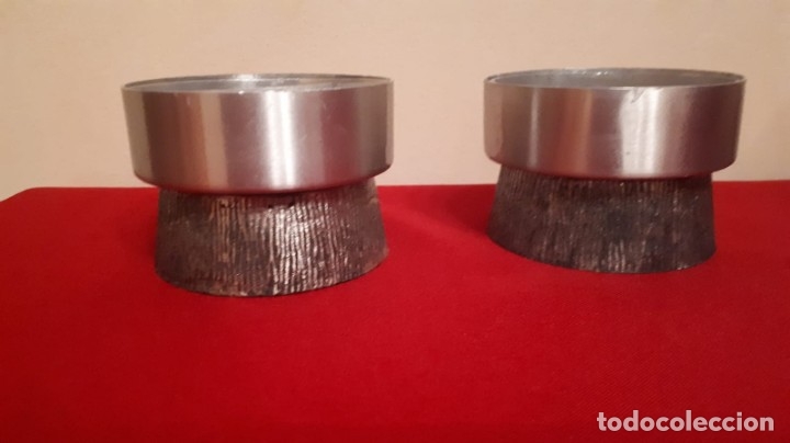 Antig&uuml;edades: candeleros para velas altar - Foto 1