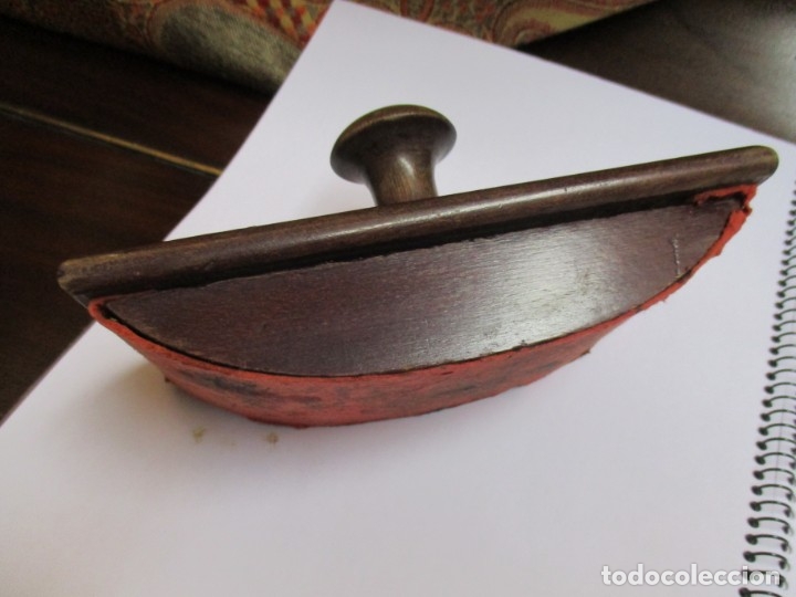 Antig&uuml;edades: secante de oficina de madera - Foto 1