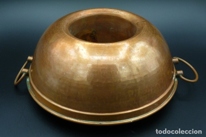 Antig&uuml;edades: Molde de cobre con tapa - Foto 3