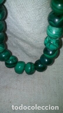 Antig&uuml;edades: Collar y brazalete de Malaquita - Foto 6