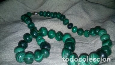 Antig&uuml;edades: Collar y brazalete de Malaquita - Foto 11