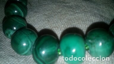 Antig&uuml;edades: Collar y brazalete de Malaquita - Foto 12