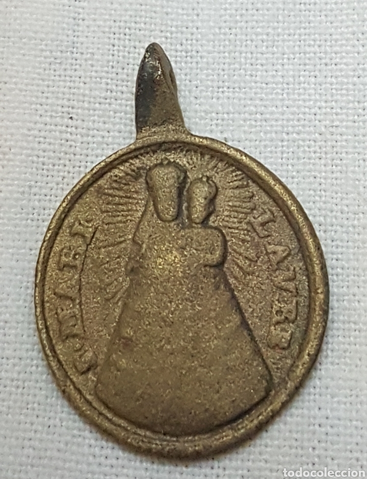 Antig&uuml;edades: Antigua medalla N S de loreto - Foto 1