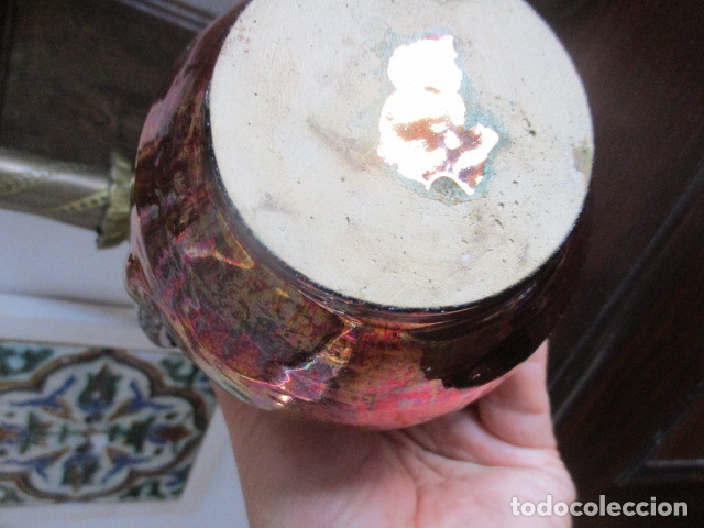 Antig&uuml;edades: Jarron ceramica de Triana Reflejos - Foto 3