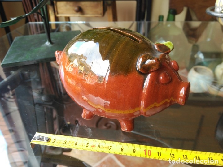 Antig&uuml;edades: hucha en forma de cerdito - Foto 1