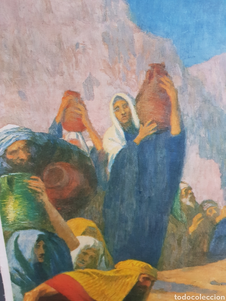 Antig&uuml;edades: CARTEL DIDACTICO ENTELADO 1931 - Foto 2