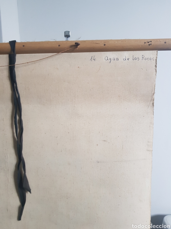 Antig&uuml;edades: CARTEL DIDACTICO ENTELADO 1931 - Foto 3