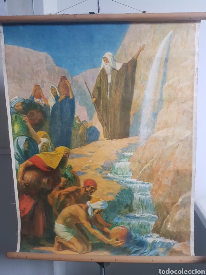 Antig&uuml;edades: CARTEL DIDACTICO ENTELADO 1931 - Foto 1