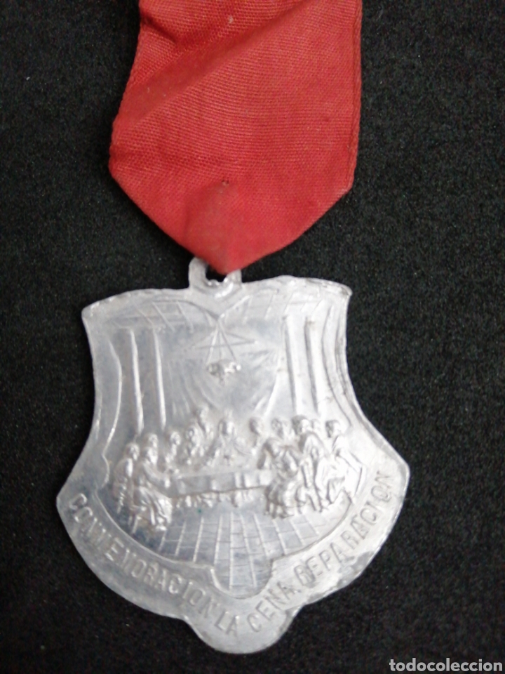 Antig&uuml;edades: Antigua medalla 1907. Aluminio - Foto 2