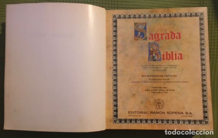 Antig&uuml;edades: Sagrada Biblia de 1971. Como nueva - Foto 6